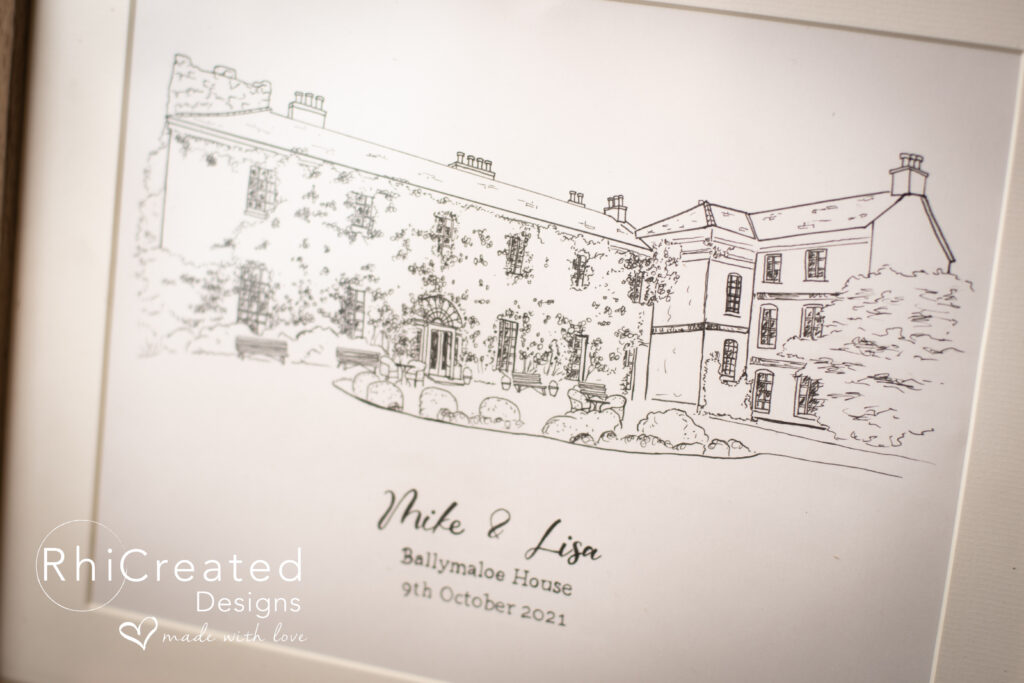 Wedding Venue Illustration - Pen - €70+