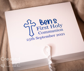 Personalised communion gift set by RhiCreated Designs