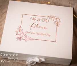 Personalised wedding gift set by RhiCreated Designs