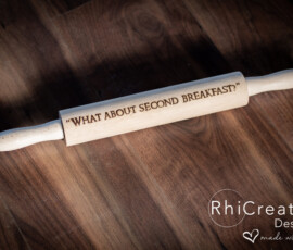 Personalised Wooden Kitchen Utensil gift by RhiCreated Designs