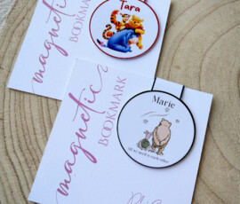 Personalised Magnetic Bookmark by RhiCreated Designs