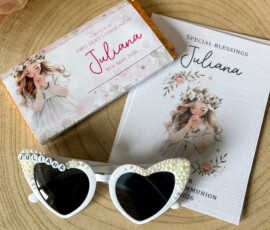 Personalised Communion Little Gift Set by RhiCreated Designs