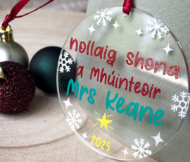Personalised Christmas Ornament by RhiCreated