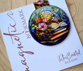 Personalised Magnetic Bookmark by RhiCreated Designs