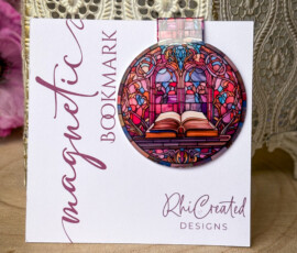 Personalised Magnetic Bookmark by RhiCreated Designs